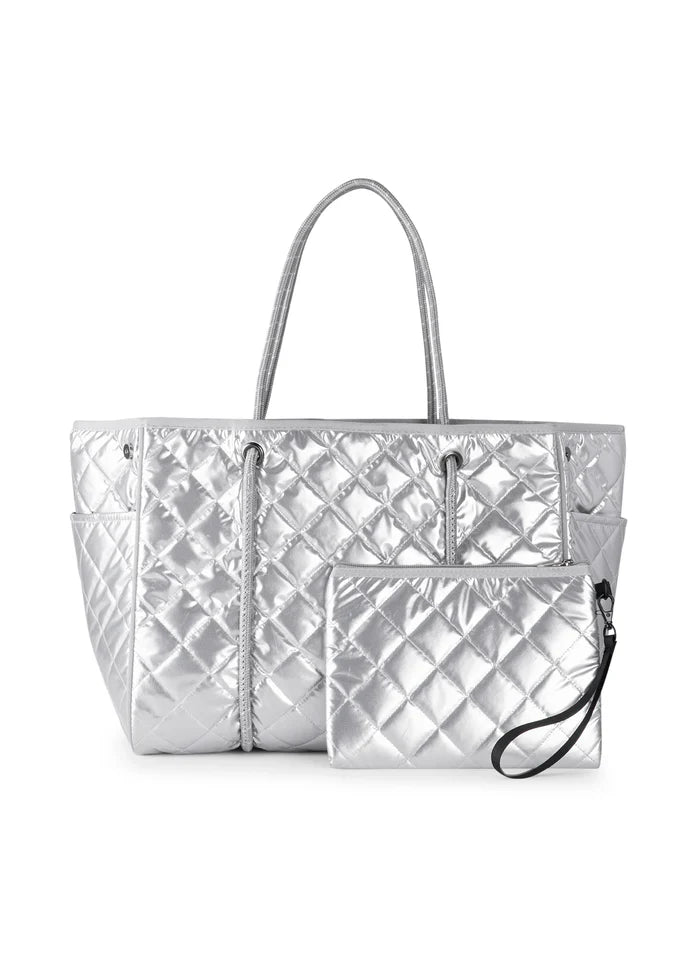 Haute Shore Greyson Shine Puffer Tote