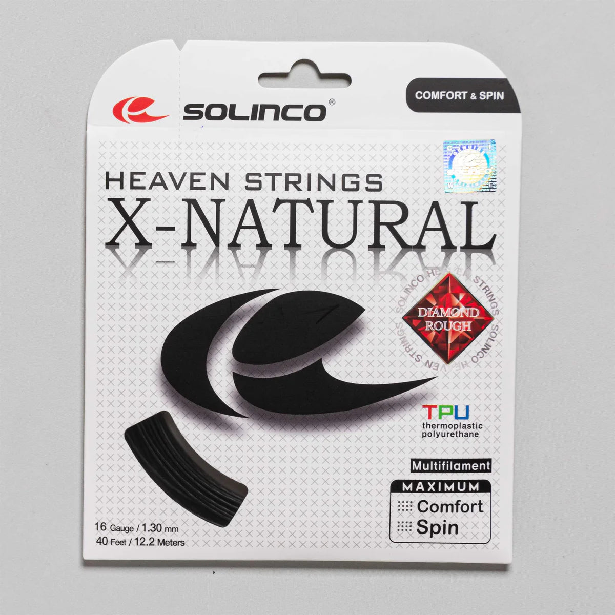 Solinco X-Natural 16G/1.30 String Black