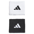 adidas Interval Small Reversible 2.0 Wristbands - Black/White