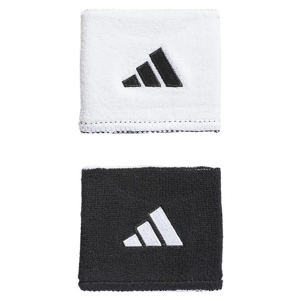 adidas Interval Small Reversible 2.0 Wristbands - Black/White