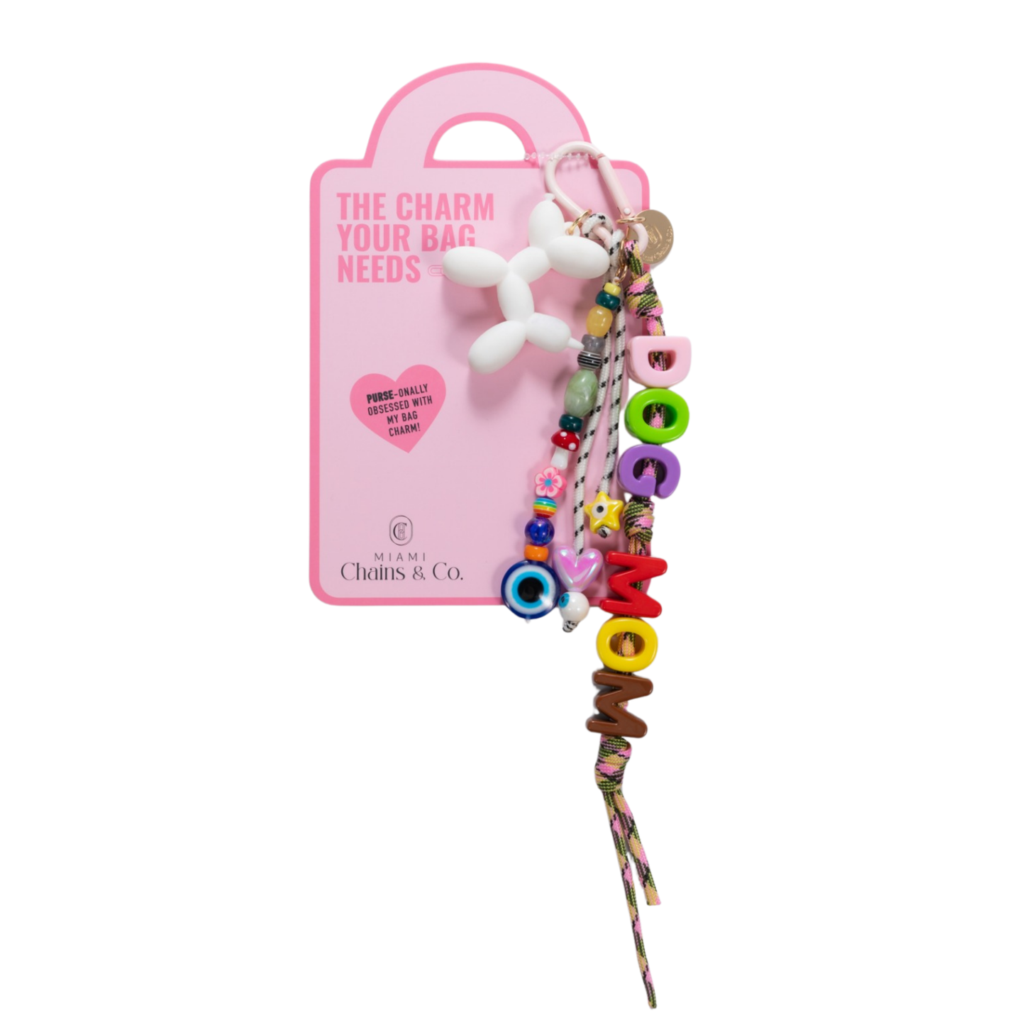 Miami Chains & Co. Dog Mom Bag Charm