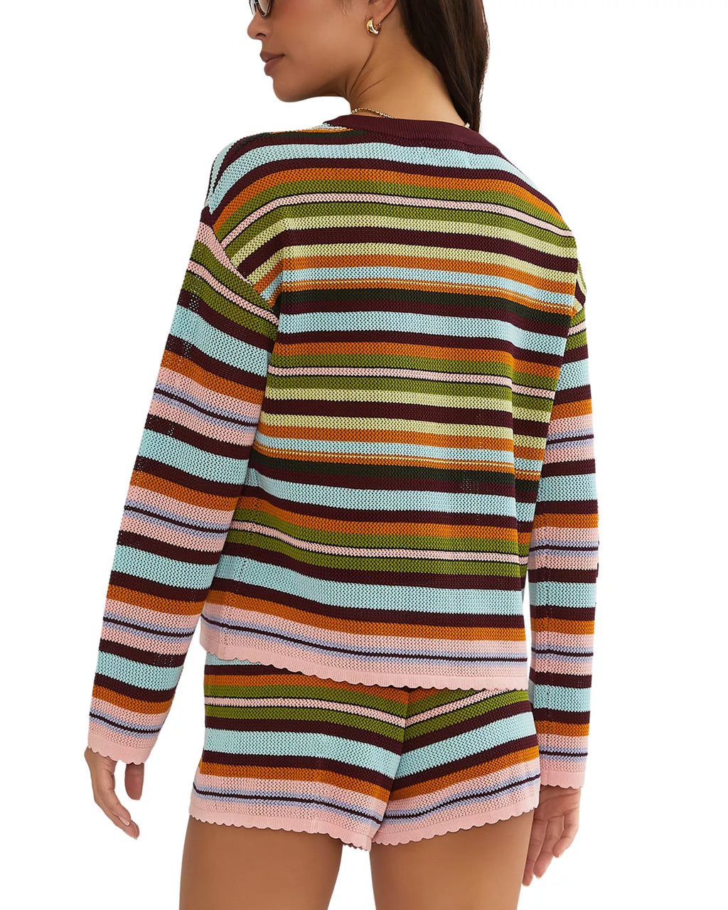 Beach Riot Beach Sweater Paradise Stripe