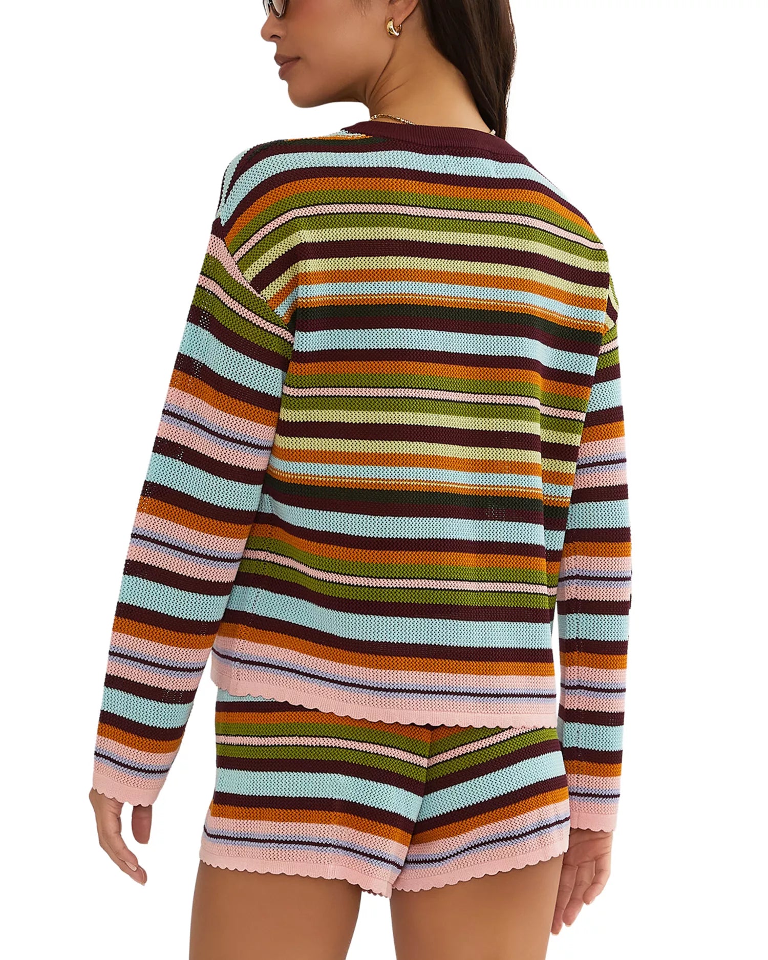 Beach Riot Beach Sweater Paradise Stripe