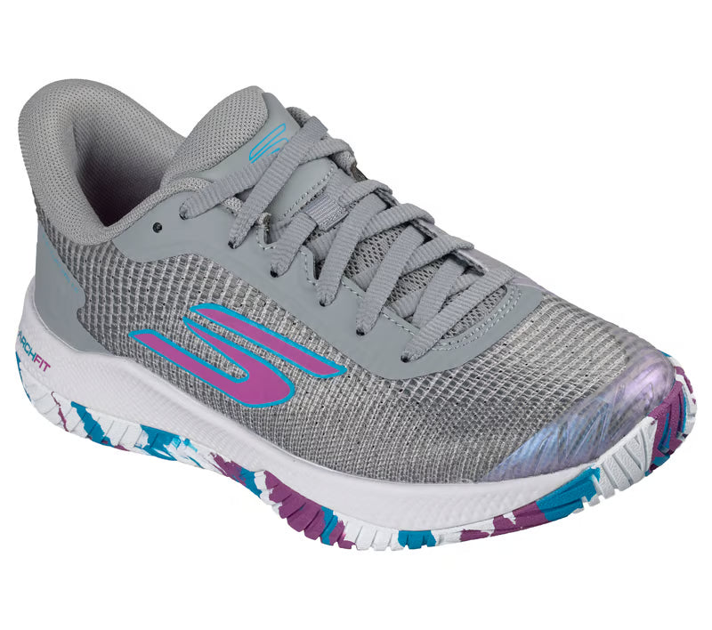 Sketchers Viper Court Pro 2.0 Hot Pink / White Multi / Grey