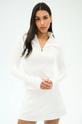Splits59 Stevie Active Rib Half Zip Waist Length