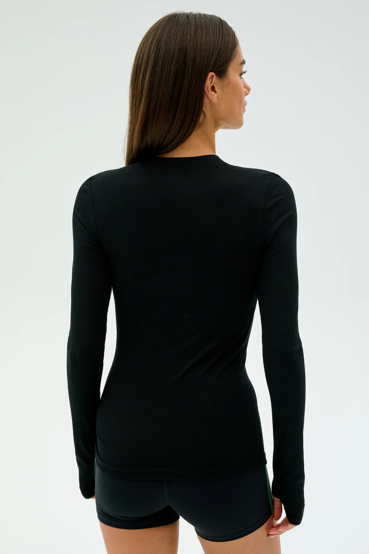 Splits59 Louise Rib Long Sleeve Black