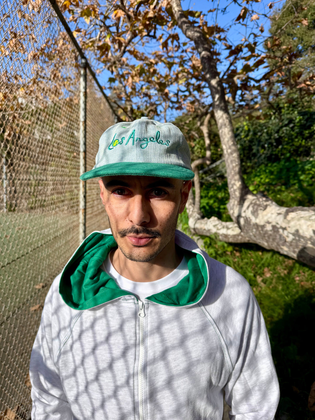 Los Angeles Tennis Embroidered Denim Hat