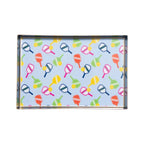Pickleball Enameled Oliver Tray 8x12