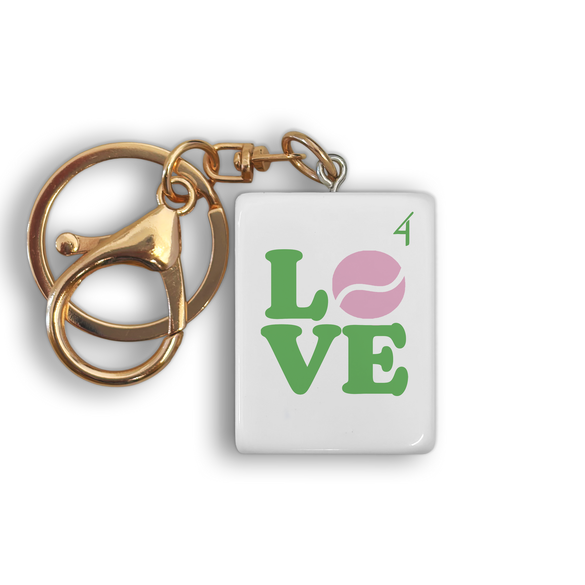 Toss Designs - Mahjong Tile Keychain - LOVE