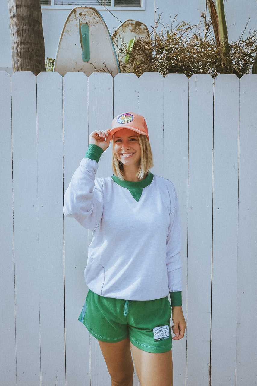 California Sunset Patched Trucker Hat