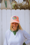 California Sunset Patched Trucker Hat