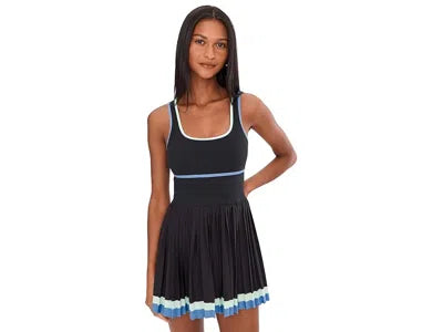 Beach Riot Antonia Dress Sapphire Sea Colorblock / Hibiscus Cove White
