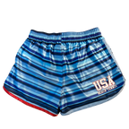 Women's Team USA Striped Shorts
