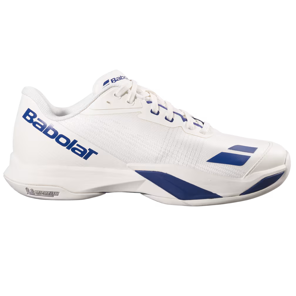 Babolat Jet Mach 4 Men's Tennis Shoes - Cream/Dark Blue