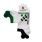 Runway Athletics Pom Pom Sock Set - Green/Navy