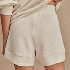 Varley Atrium High-Rise Short 4.5" Ivory Marl