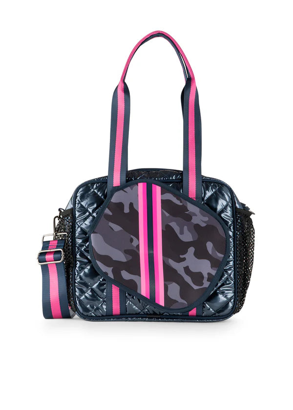 Haute Shore Epic Pickleball Tote - Navy Camo/Pink