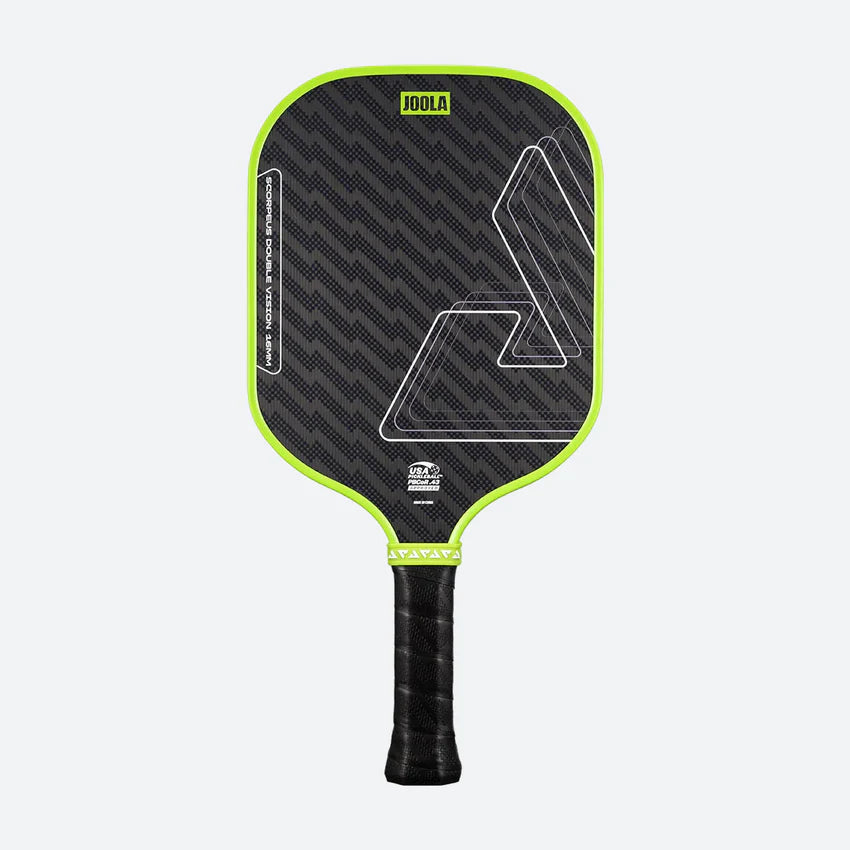 JOOLA Scorpeus Double Vision 16mm Pickleball Paddle - Bolt Blue Surge Green