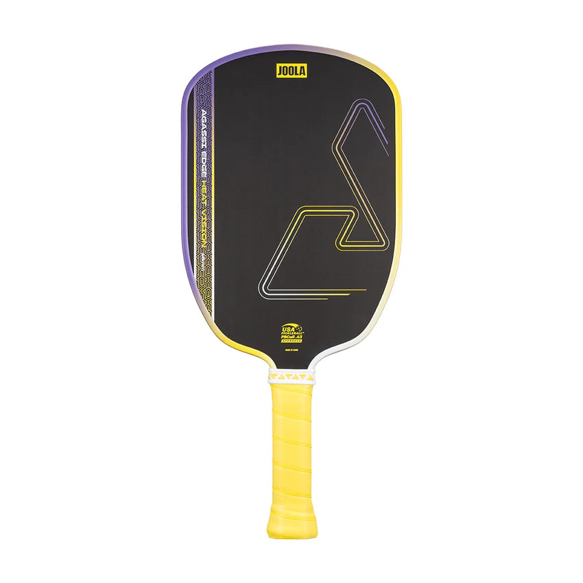 JOOLA Agassi Edge Heat Vision 16mm Pickleball Paddle - Flash JOOLA Yellow