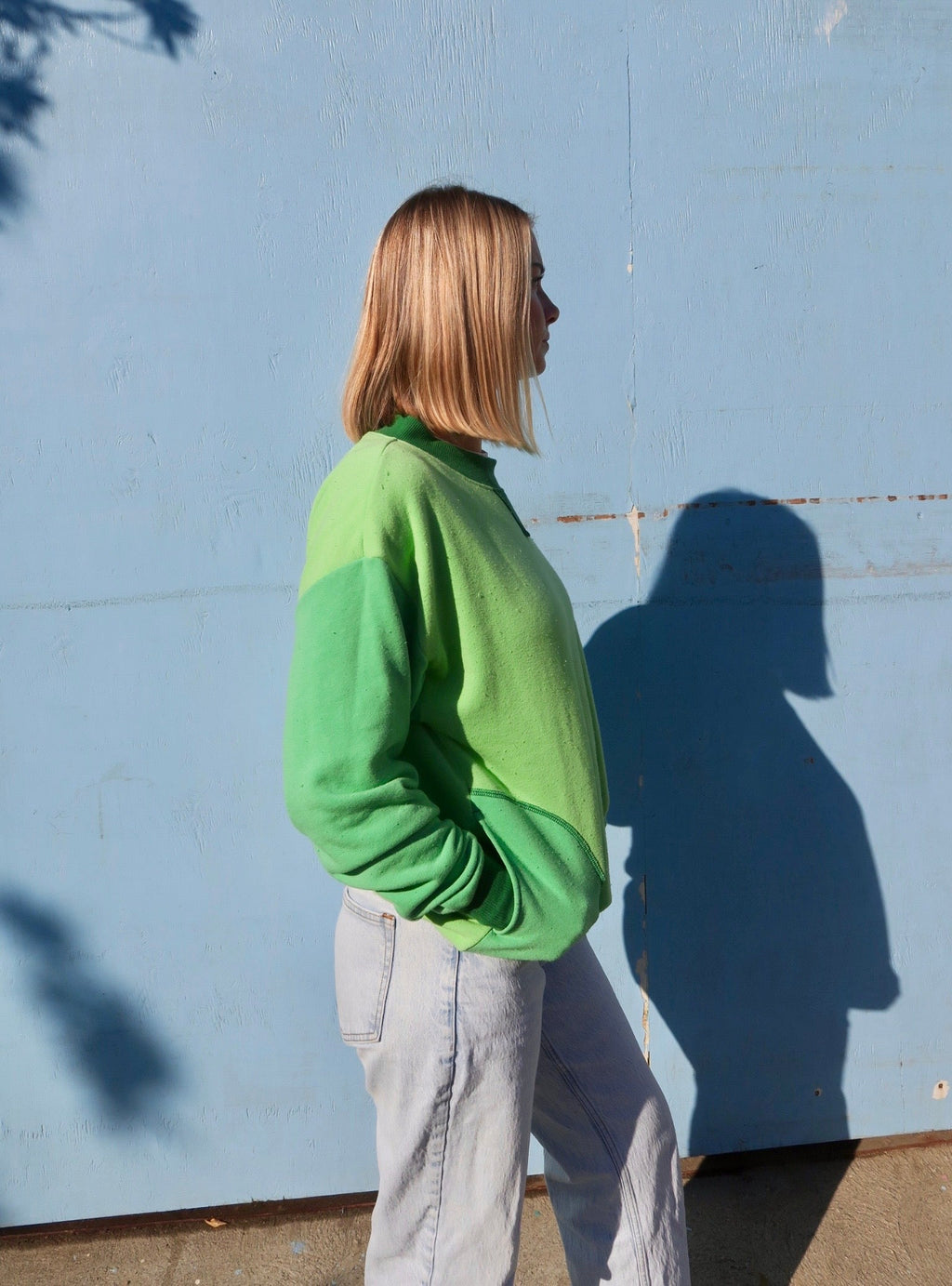 The 50 Shades of Green Pocket Crew (only a couple left in each size)