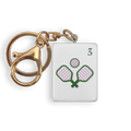 Toss Designs - Mahjong Tile Keychain  - Pickleball