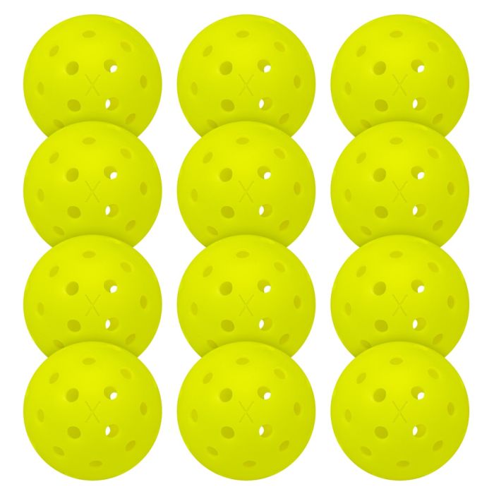Franklin X-40 Pickleballs Optic Yellow Outdoor 12 pack