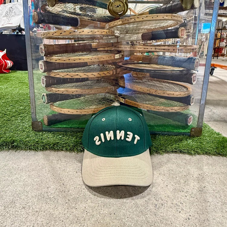 Reversed "Tennis" Embroidered, Two-Toned Hat