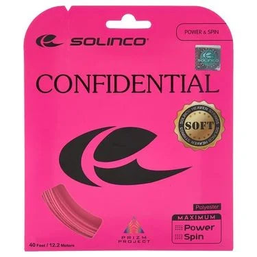 Solinco Confidential Soft 17/1.20 String Pink