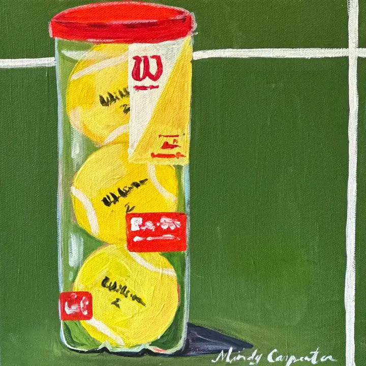 Tennis Ball Can Postcard