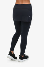 BLOQUV WOMEN'S UPF 50+ SKIRT LEGGINGS BLACK