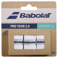 Babolat Pro Tour 2.0 White Overgrip - 3 Pack