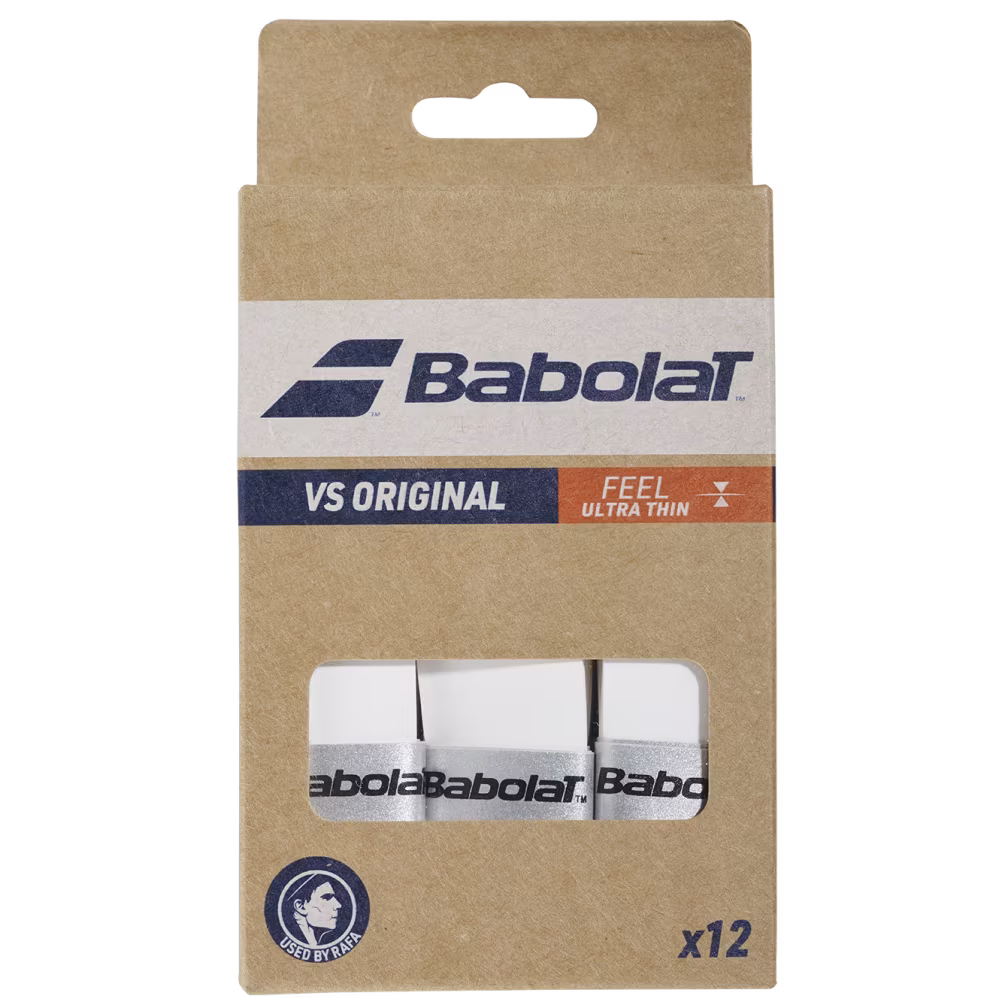 Babolat VS Original White Overgrip - 12 Pack