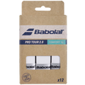 Babolat Pro Tour 2.0 White Overgrip - 12 Pack