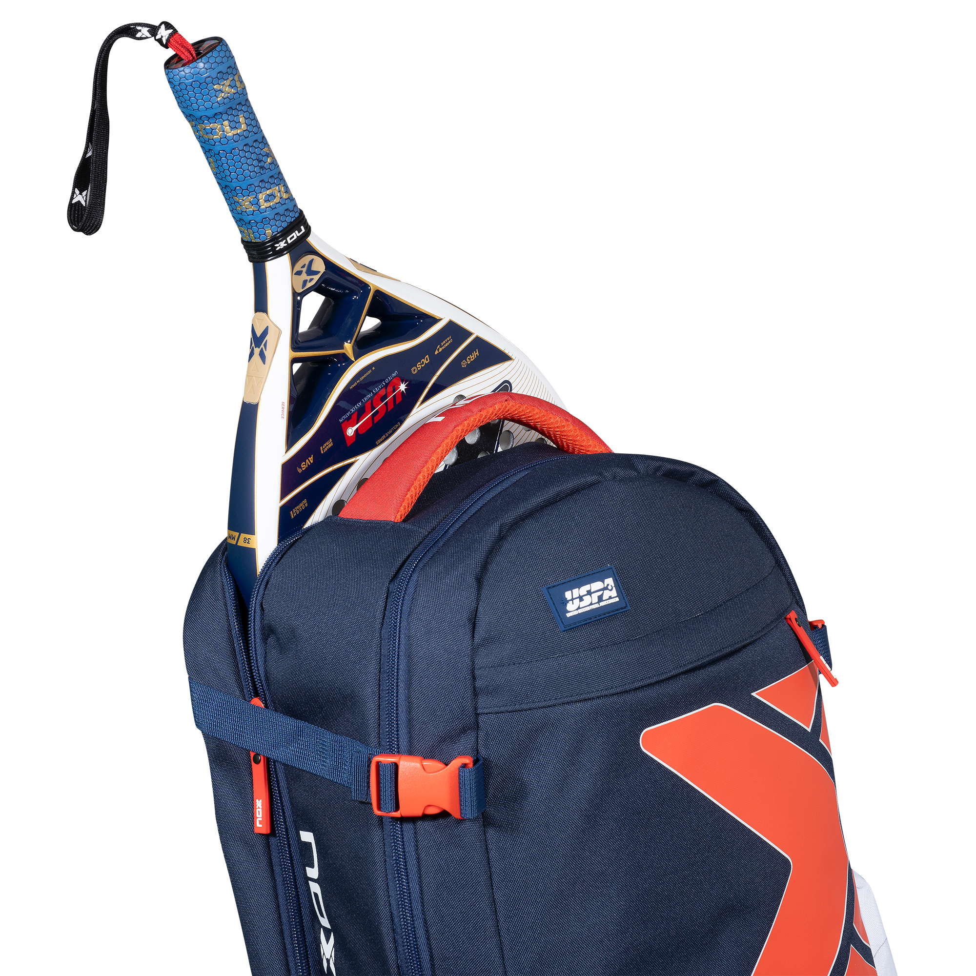 Nox Backpack Blue-Red USPA