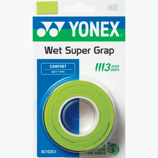 Yonex Wet Super Grap Citrus Green 3 pack