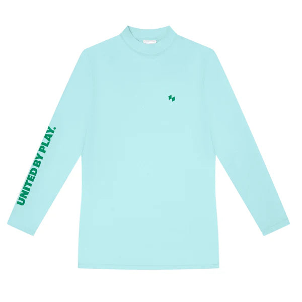Eleven Social Club - The Isabella UPF 50+ Pickleball Top - White/Lilac/Light Blue/Softrose