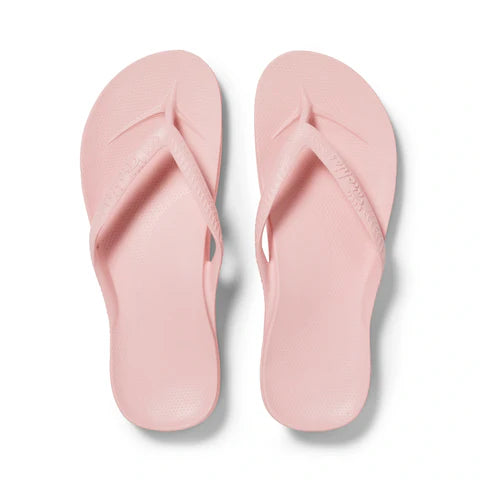 Archies Footwear Arch Support Flip Flops Pink