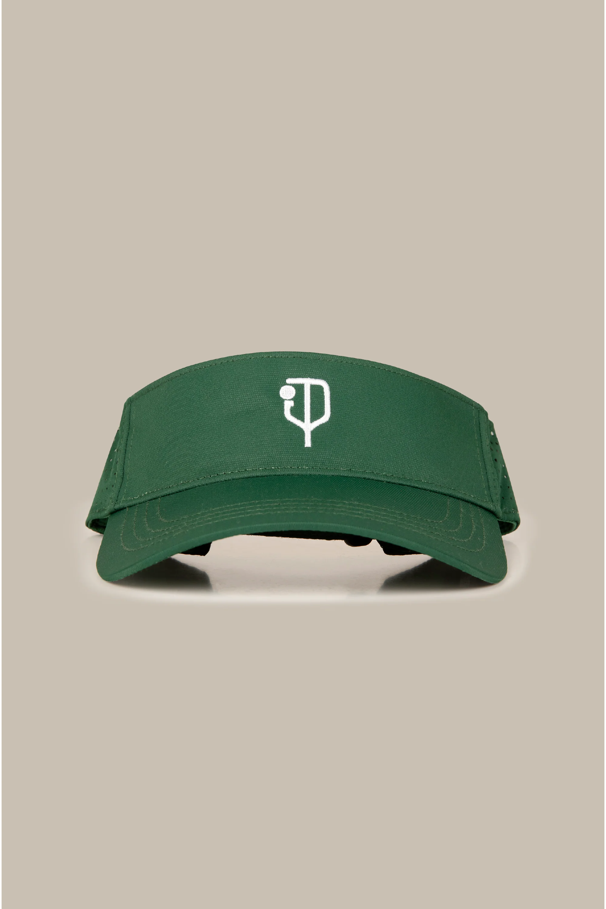 J.Pritchard Courtside Performance Visor - Clubhouse White & Fuchsia/Clubhouse White/Bainbridge Blue/Pritchard Green