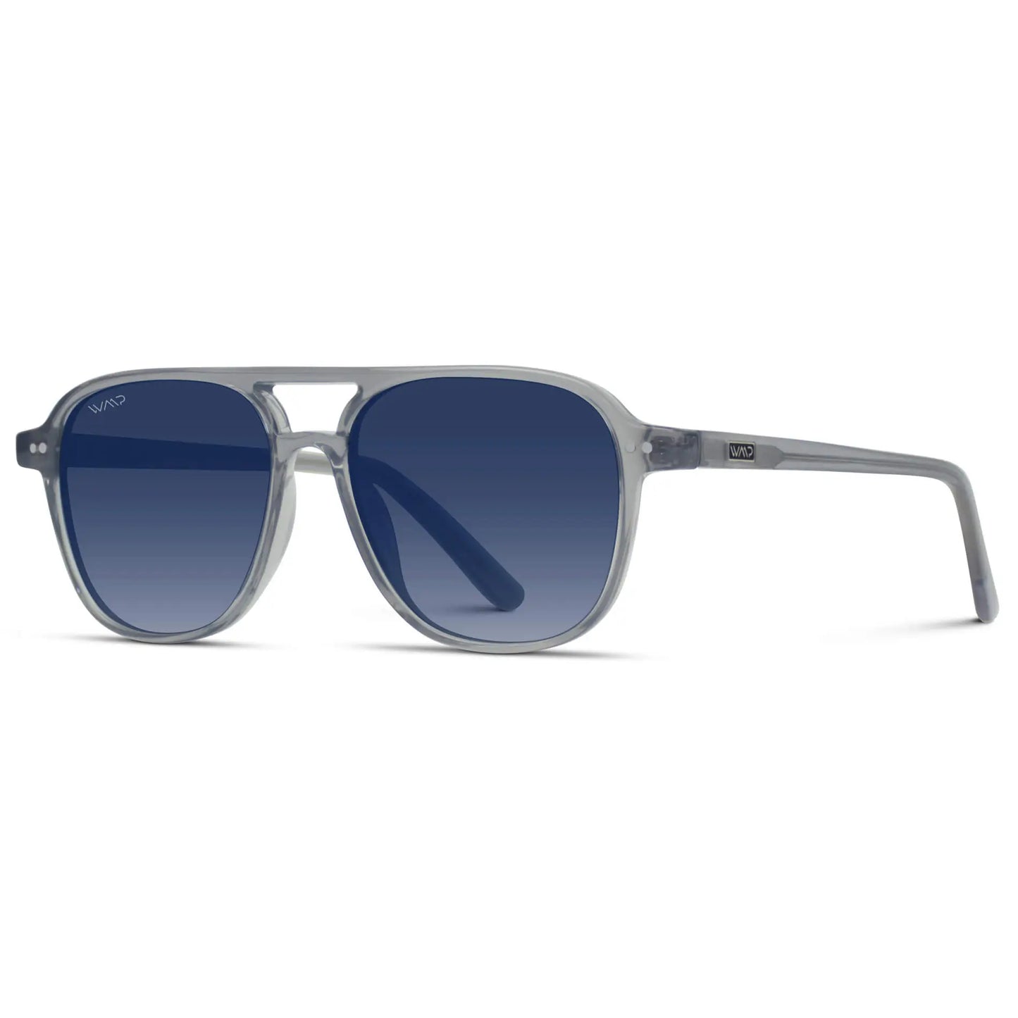 WMP Eyewear 'Hayden' - WearMe Pro Women's Crystal Mist / Blue Gradient Lens
