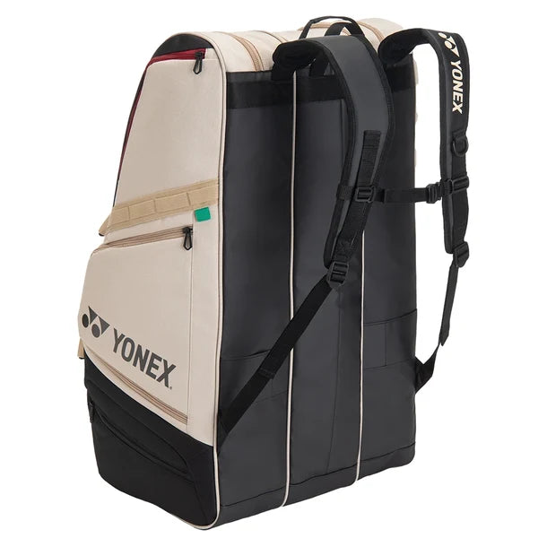 Yonex Gearlogic 12 Pack Tennis Racquet Bag Beige or Black