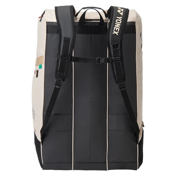 Yonex Gearlogic 12 Pack Tennis Racquet Bag Beige or Black