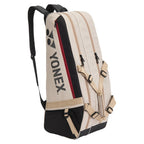 Yonex Gearlogic 6 Pack Tennis Racquet Bag Beige or Black
