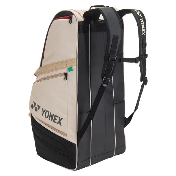 Yonex Gearlogic 9 Pack Tennis Racquet Bag Beige or Black