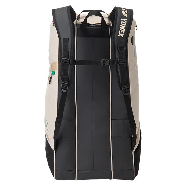 Yonex Gearlogic 9 Pack Tennis Racquet Bag Beige or Black