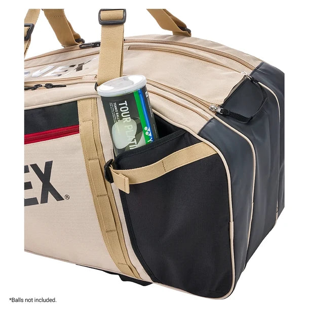 Yonex Gearlogic 9 Pack Tennis Racquet Bag Beige or Black