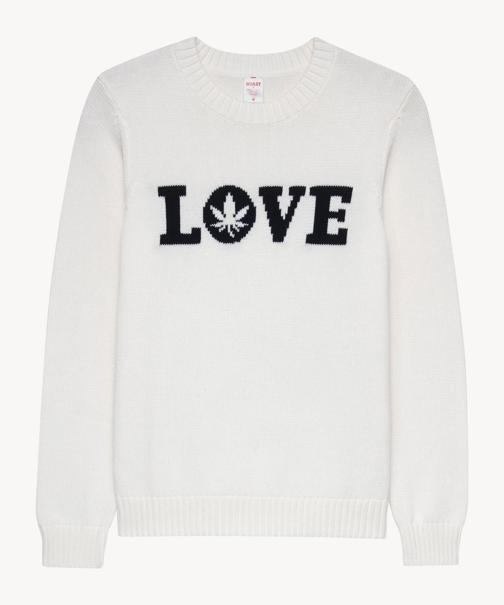 Intarsia "LOVE" Sweater