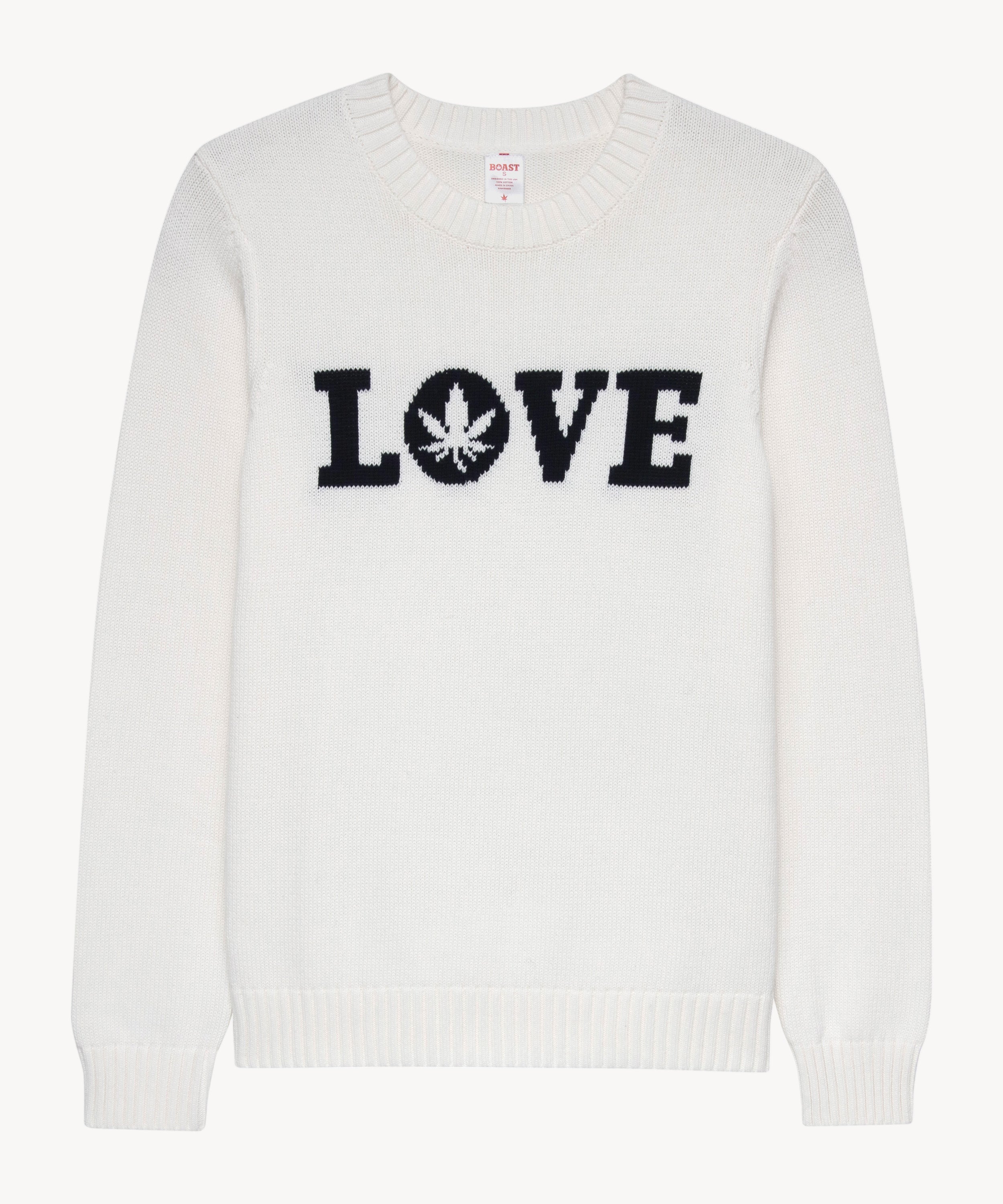 Intarsia "LOVE" Sweater