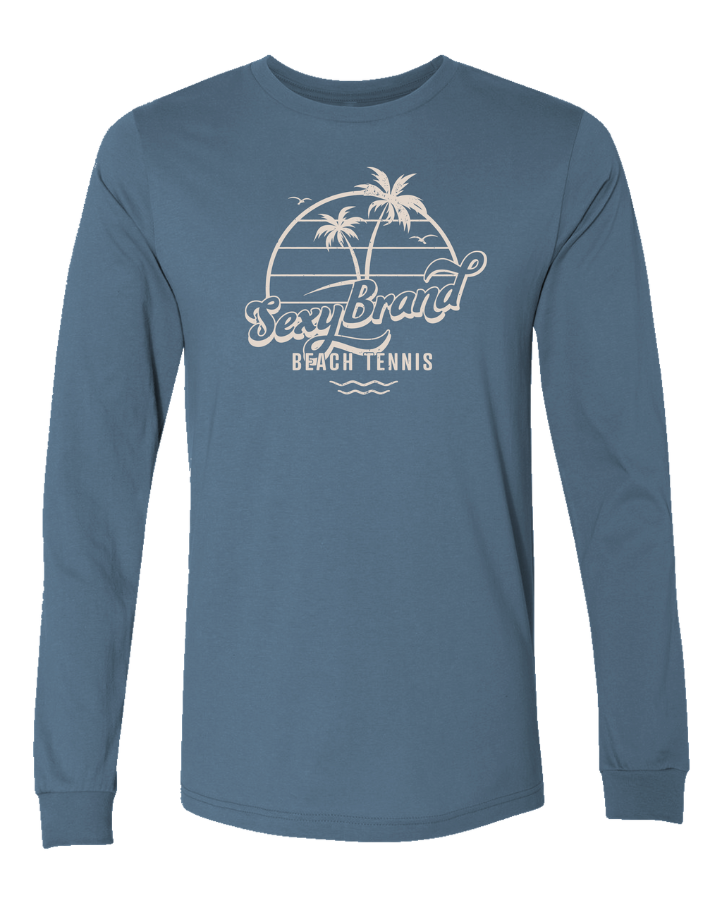 Men's Certified Organic Beach Tennis Beachy Vibes Long Sleeve