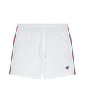 Boast 5" Tipped Peak Performance Short - White Red Navy
