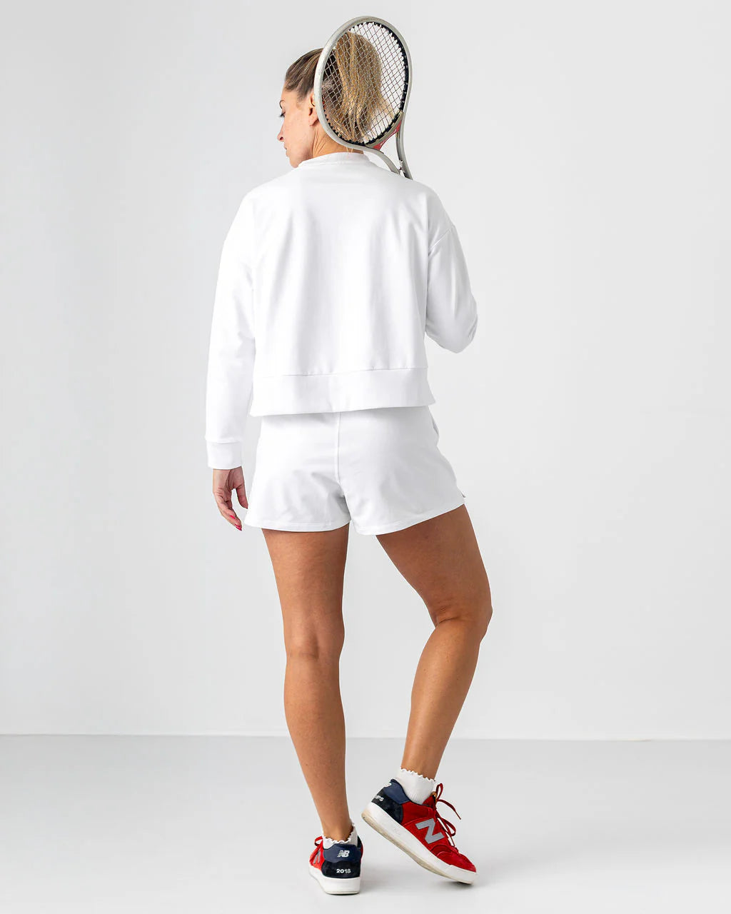 Boast Club Sweat Short - White